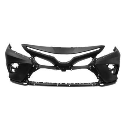 Bumper Cover Front w/o Parking Sensors Primed CAPA for Toyota Camry Hybrid LE Hybrid XLE Hybrid SE SE SE Nightshade 2018–2020