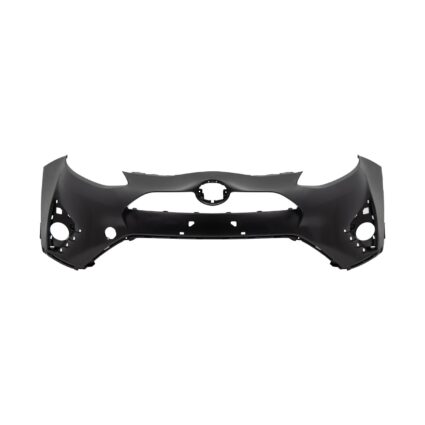 Bumper Cover Front w/Wheel Opening Moldings Primed for Toyota Prius C 2018–2019