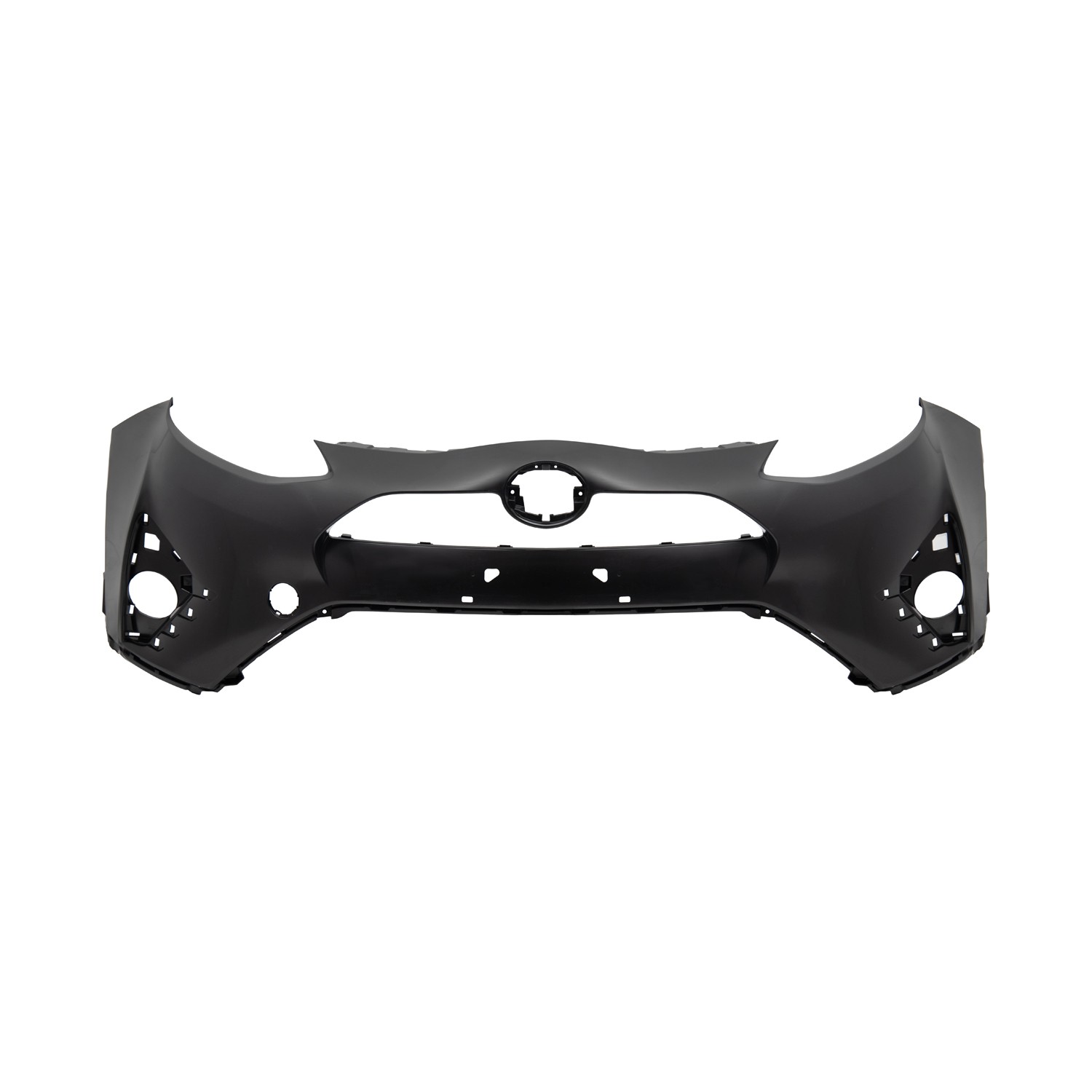 Bumper Cover Front w/Wheel Opening Moldings Primed for Toyota Prius C 2018–2019