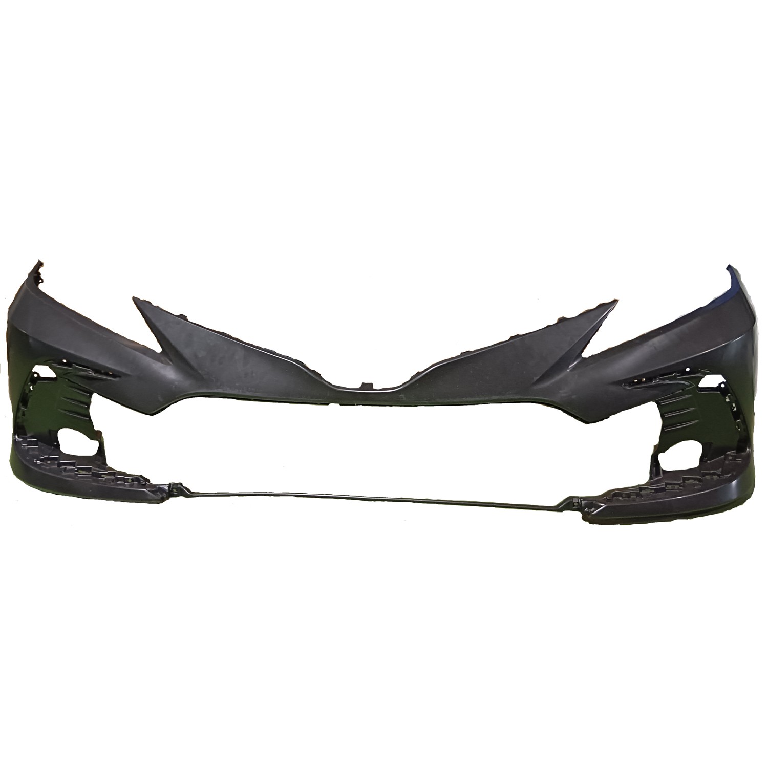 Bumper Cover Front w/o Parking Sensors Primed CAPA for Toyota Camry LE Hybrid LE Hybrid XLE XLE 2021–2024