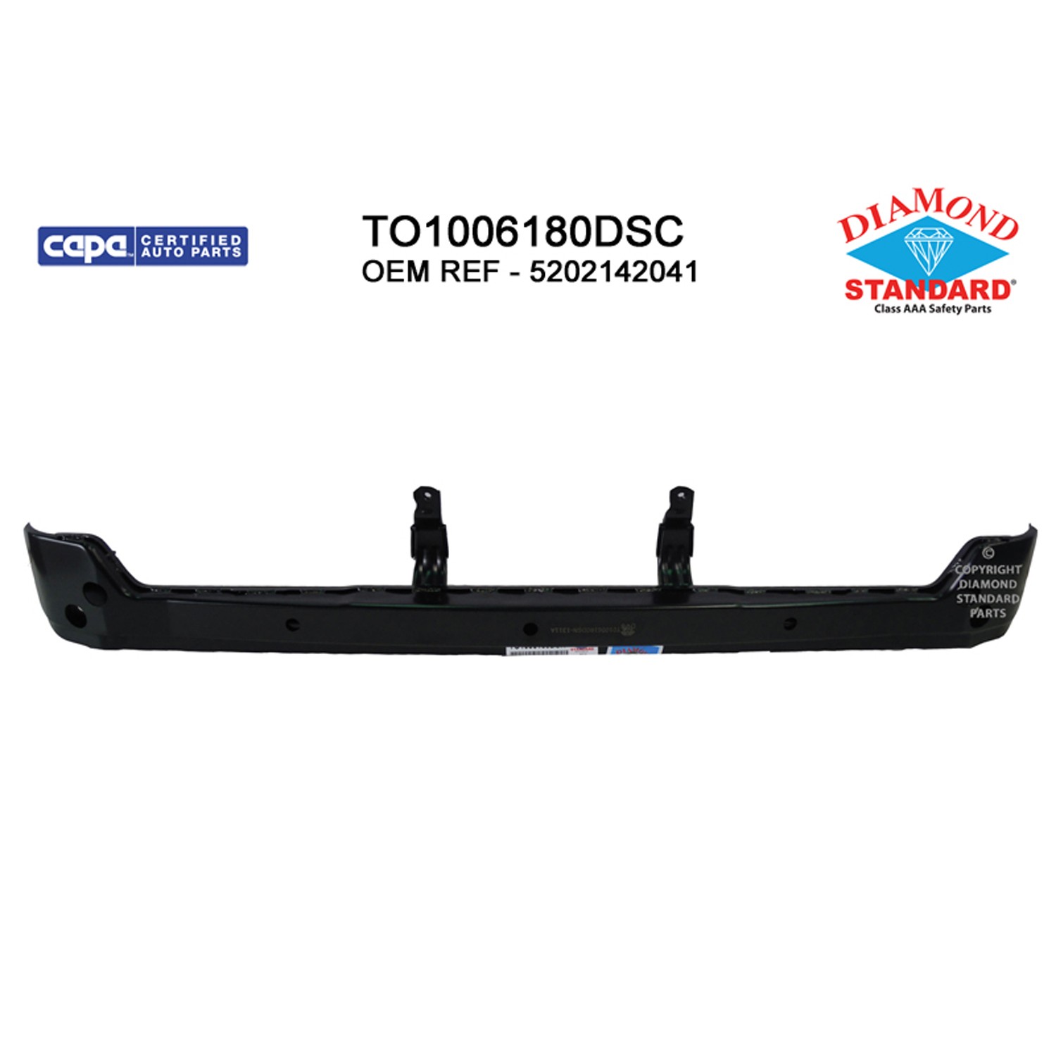 Bumper Cover Reinforcement Front Cover Reinforcement CAPA for Toyota RAV4 2001–2005
