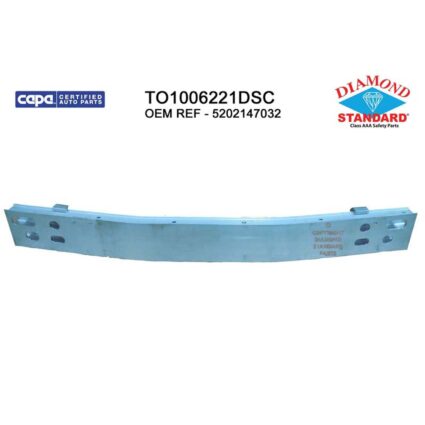 Bumper Cover Reinforcement Front CAPA for Toyota Prius 2010–2015