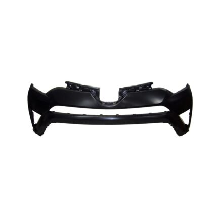 Bumper Cover Front Upper w/Tab Holes w/o Park Assist Primed North America Built CAPA for Toyota RAV4 2016–2018