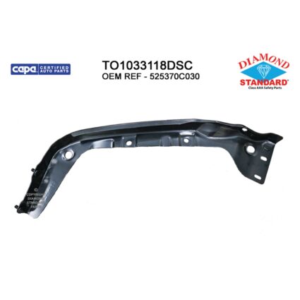 Bumper Cover Retainer Front Right Outer CAPA for Toyota Tundra 2014–2021