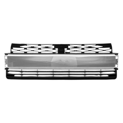 Bumper Cover Grille Front w/Chrome Trim CAPA for Toyota 4Runner 2014–2019