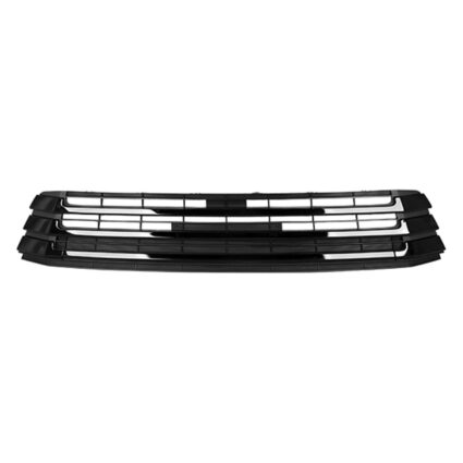 Bumper Cover Grille Front w/o Around View Monitor Black CAPA for Toyota Highlander 2017–2019