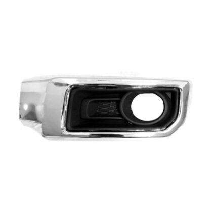 Bumper Insert Front Left Fog Lamp Bezel w/Chrome Trim w/Fog Lamps CAPA for Toyota 4Runner 2014–2024