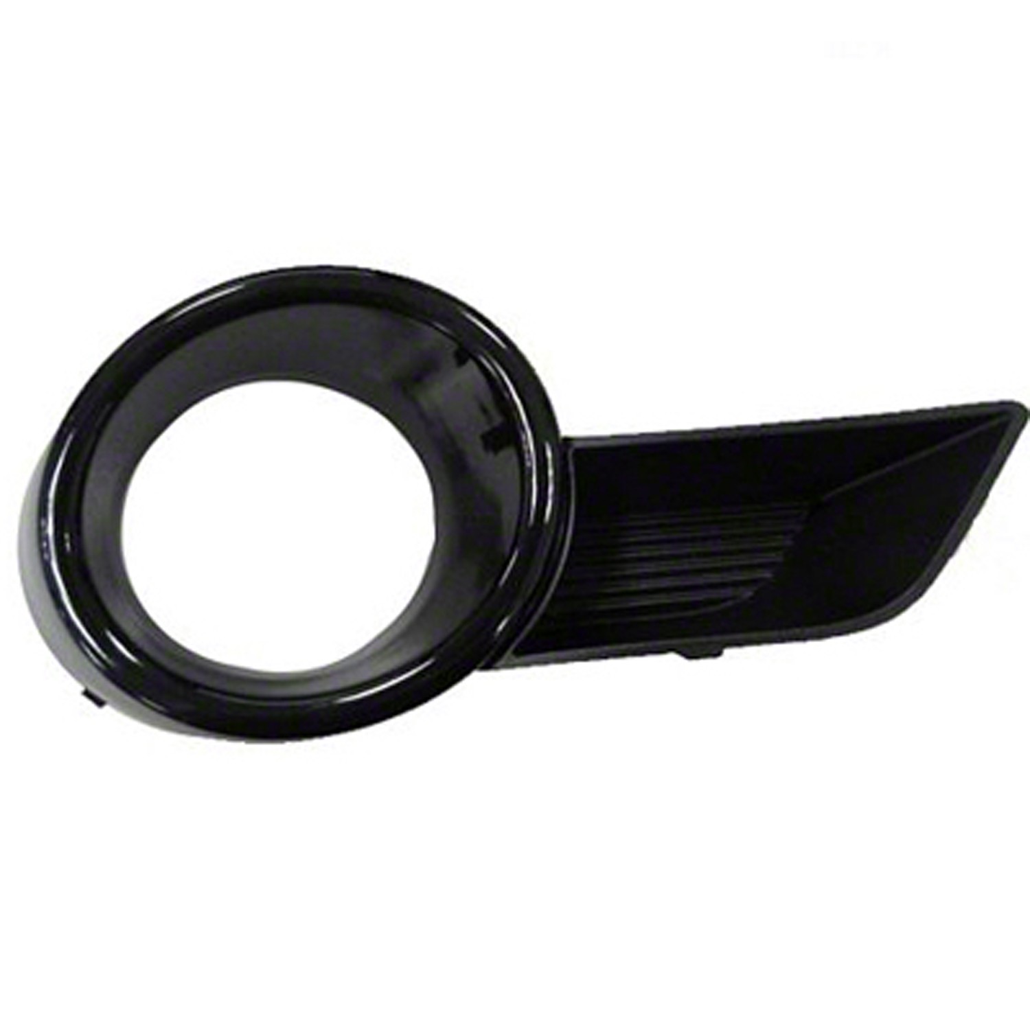 Bumper Insert Front Right w/Fog Lamps w/Towing Pkg Black (Code 202) for Toyota Highlander 2008–2010
