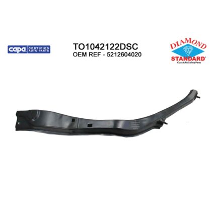 Bumper Cover Support Front Left Outer CAPA for Toyota Tacoma 2012–2015