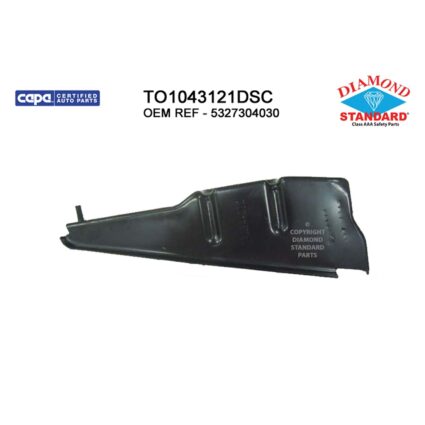 Bumper Cover Support Front Right CAPA for Toyota Tacoma 2012–2015