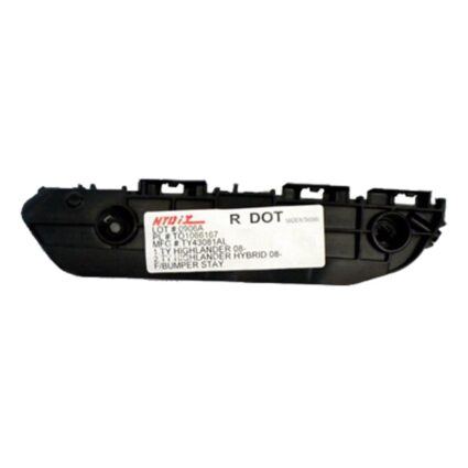 Bumper Bracket Front Left Front Bumper Stay Plastic CAPA for Toyota Highlander 2008–2010