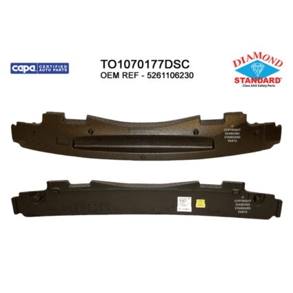 Bumper Impact Absorber Front To 12-13 CAPA for Toyota Camry SE SE Sport 2012–2014