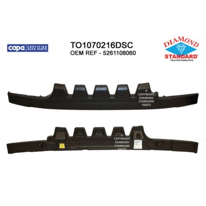 Bumper Impact Absorber Front CAPA for Toyota Sienna SE 2015–2017