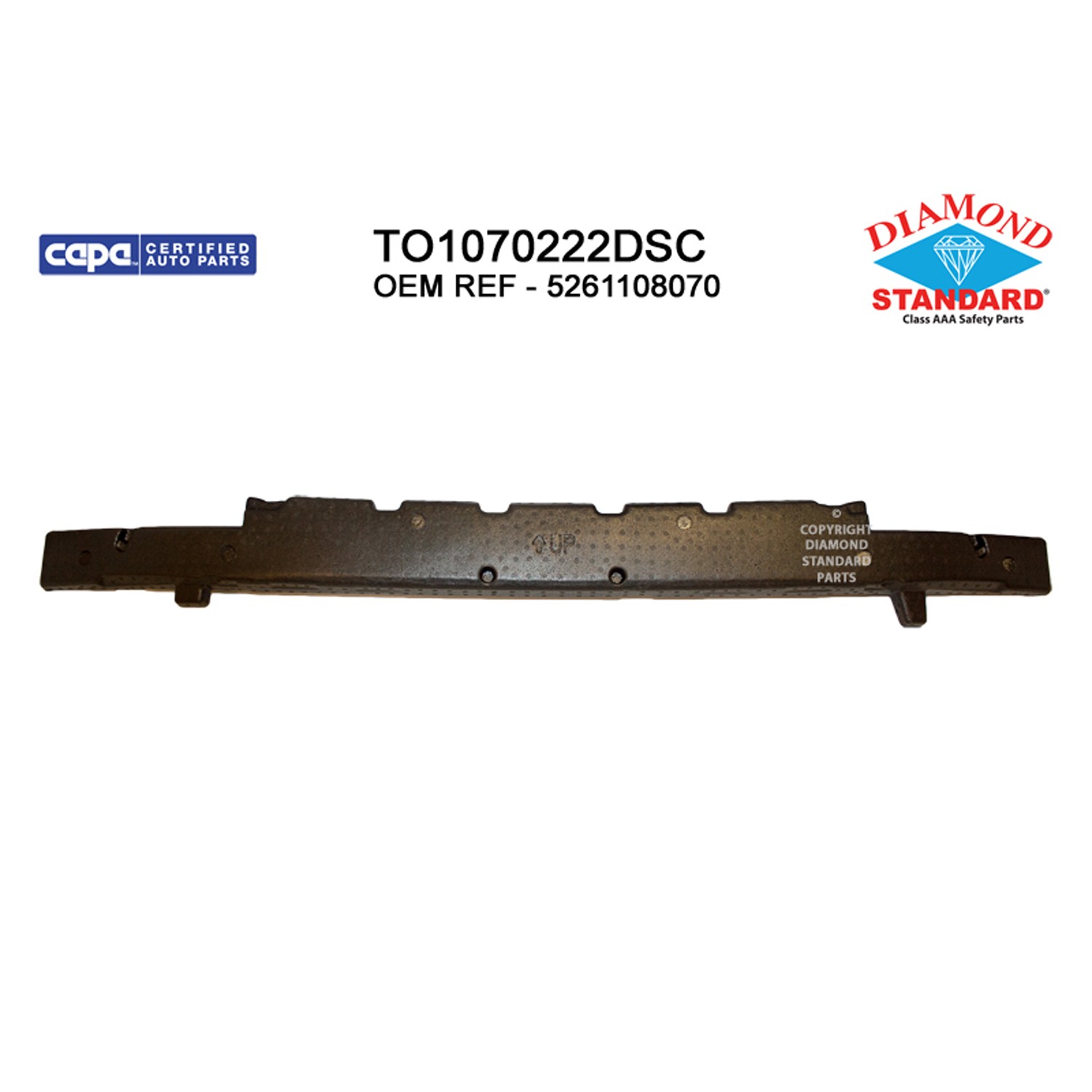 Bumper Impact Absorber Front CAPA for Toyota Sienna 2018–2020