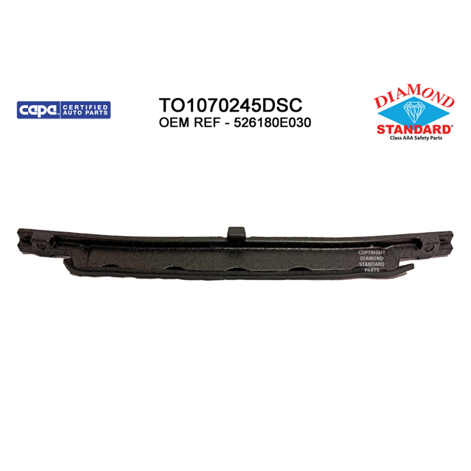 Bumper Impact Absorber Front Lower CAPA for Toyota Highlander 2020–2024