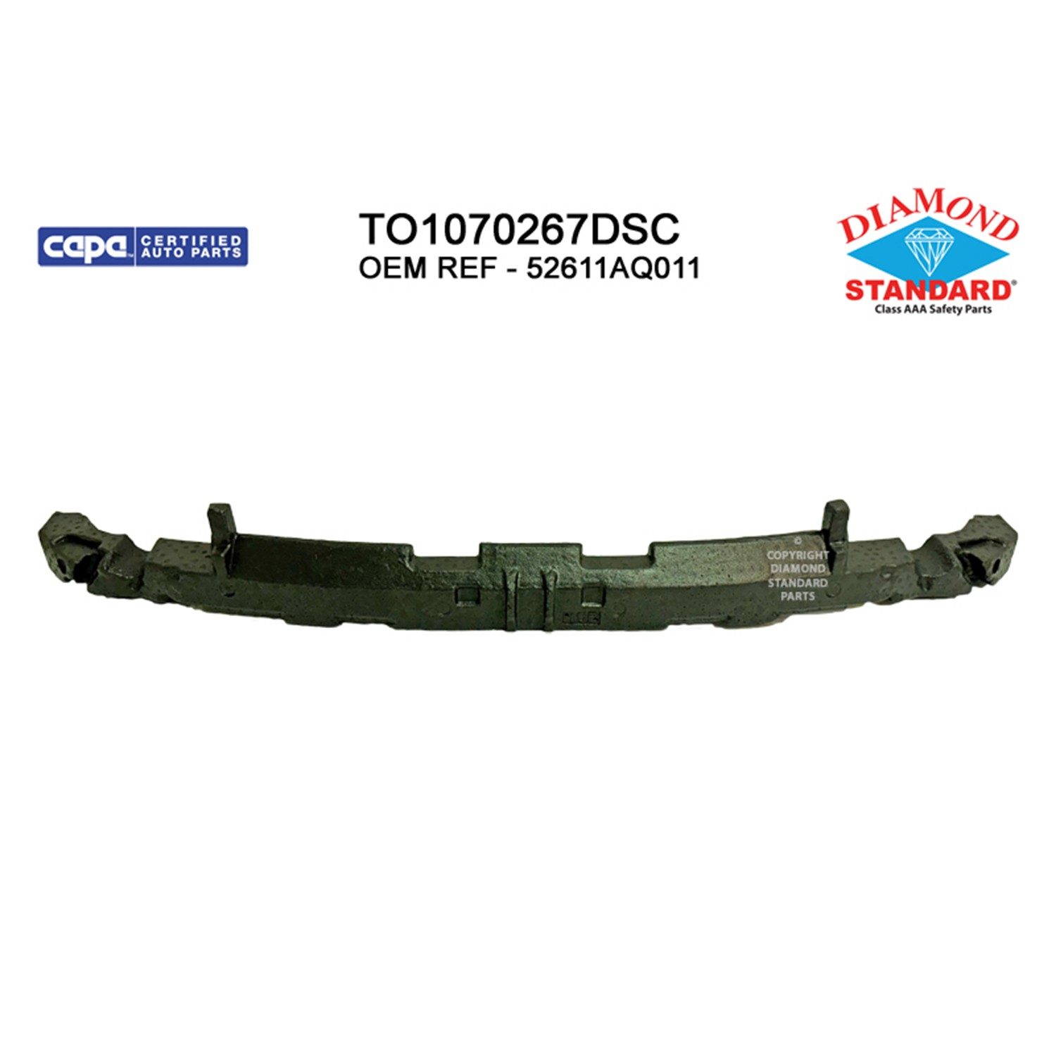 Bumper Impact Absorber Front Upper CAPA for Toyota Camry 2025