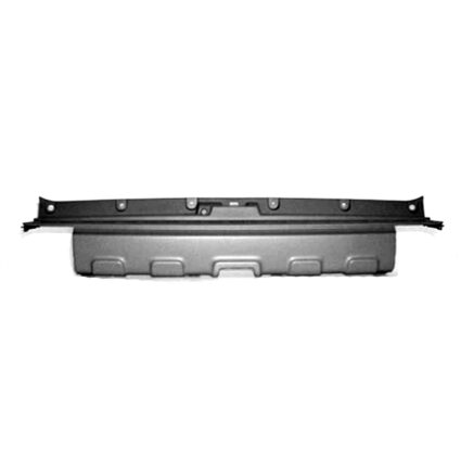 Bumper Cover Rear w/Trailer Hitch Cutout Textured Gray Finish CAPA for Toyota 4Runner 2003–2005