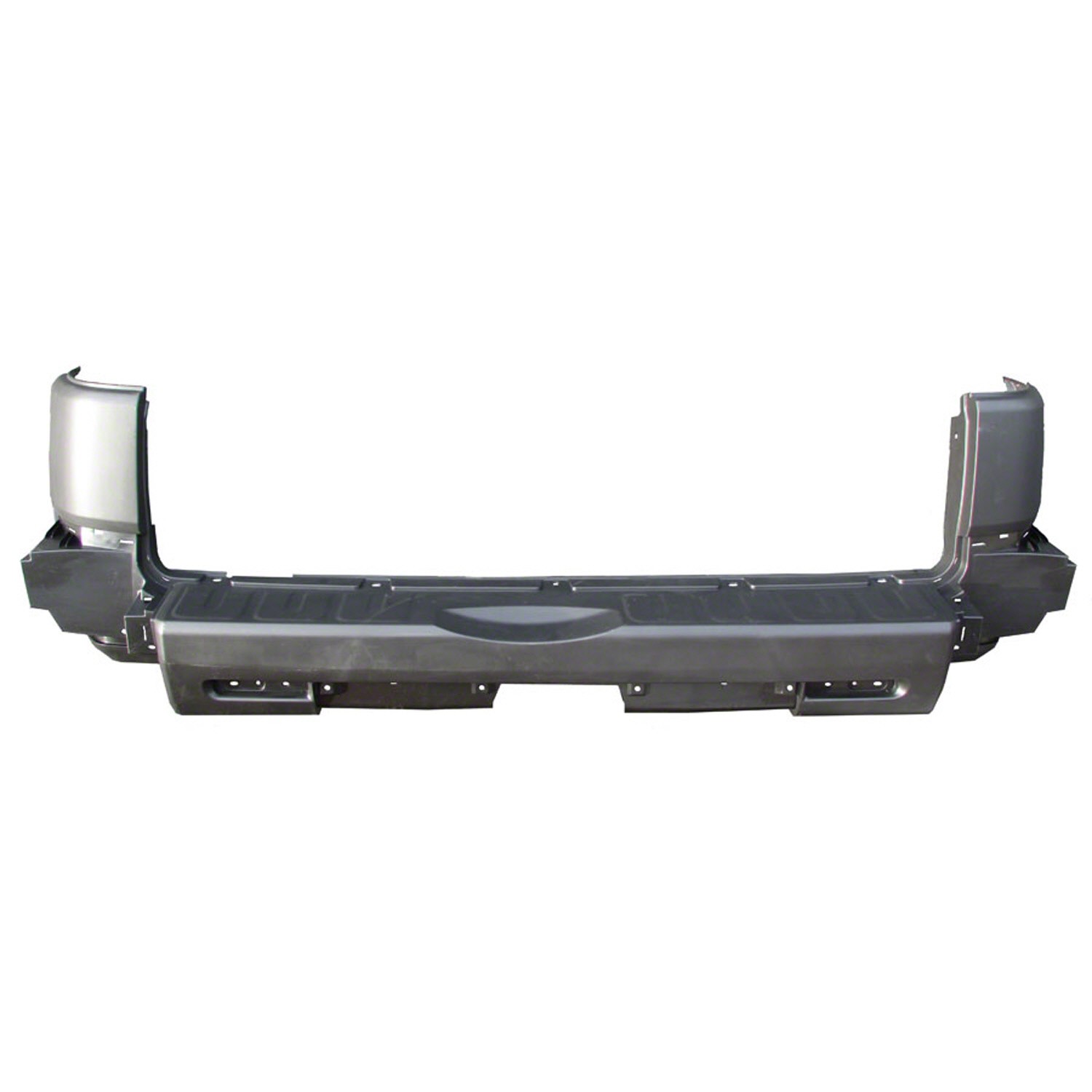 Bumper Cover Rear w/Rear Object Sensors Textured Black for Toyota FJ Cruiser 2007–2010