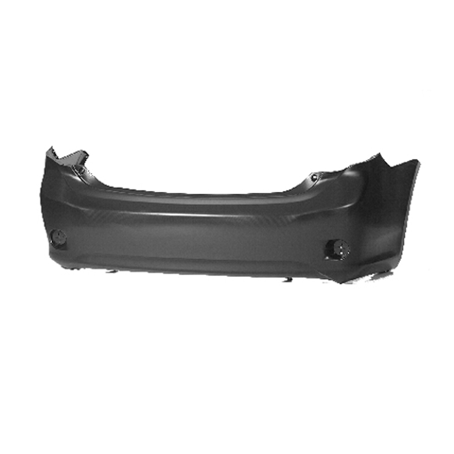 Bumper Cover Rear Japan Built CAPA for Toyota Corolla 2009–2010