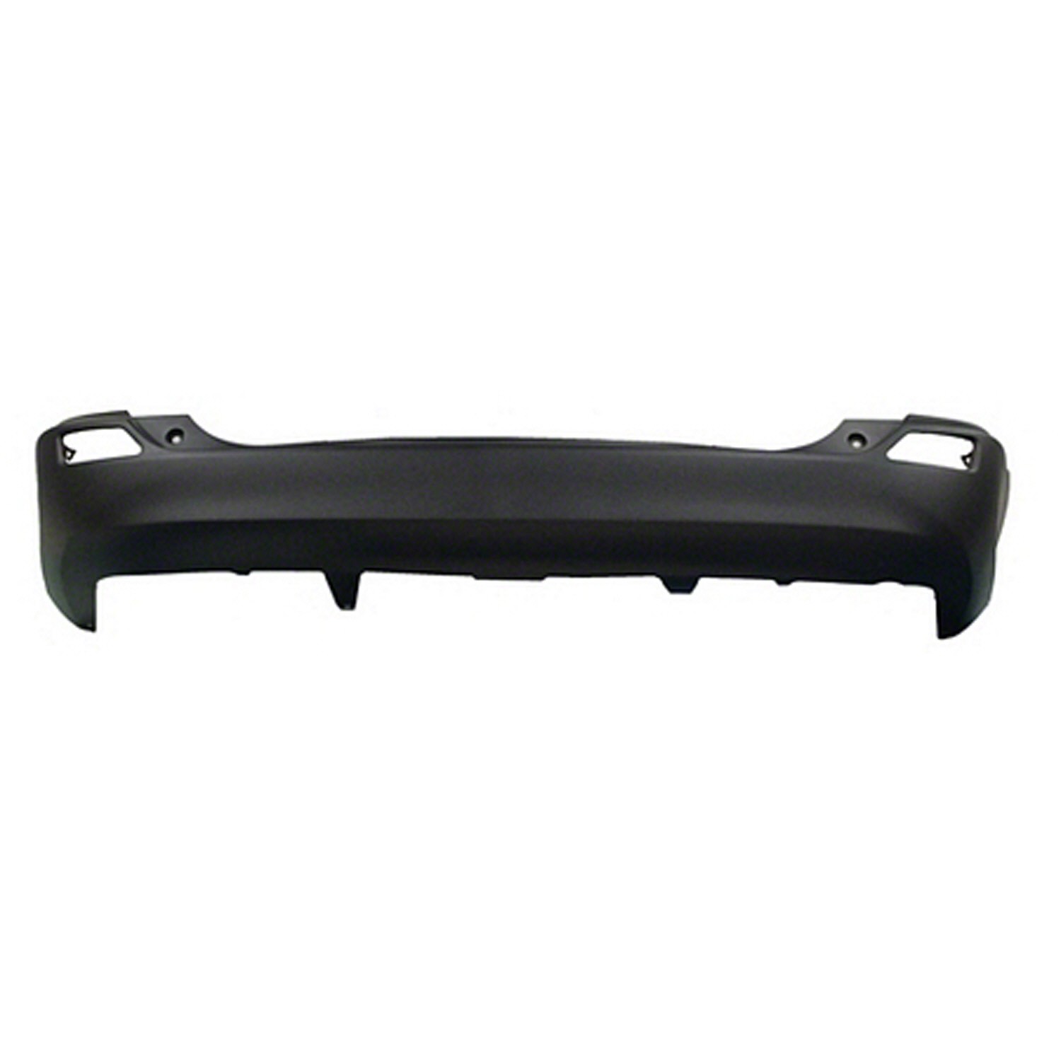 Bumper Cover Rear w/o Parking Sensors Textured for Toyota RAV4 2013–2015