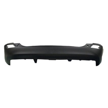 Bumper Cover Rear w/o Parking Sensors Textured CAPA for Toyota RAV4 2013–2015