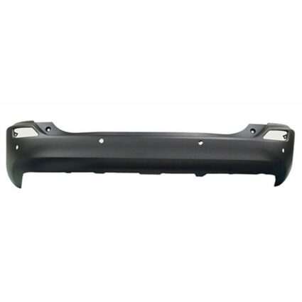 Bumper Cover Rear w/Parking Sensors Textured CAPA for Toyota RAV4 2013–2015