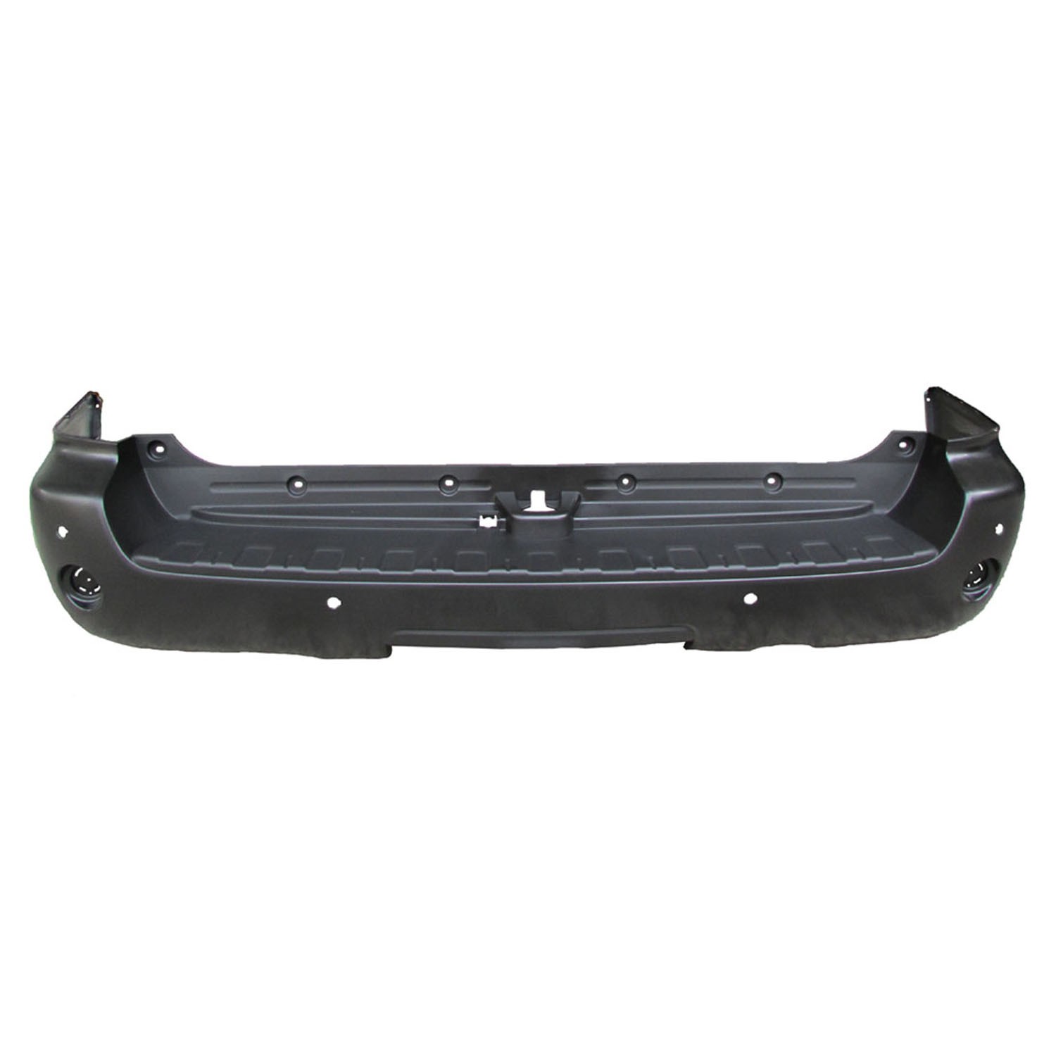 Bumper Cover Rear w/Parking Sensors Primed CAPA for Toyota Sequoia Limited Platinum SR5 2015–2022