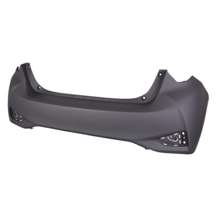 Bumper Cover Rear Primed CAPA for Toyota Yaris Hatchback 2018–2019