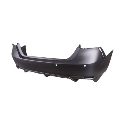 Bumper Cover Rear w/Driver Assist Pkg w/o TRD Pkg w/Parking Sensors Primed CAPA for Toyota Camry XSE 2018–2020
