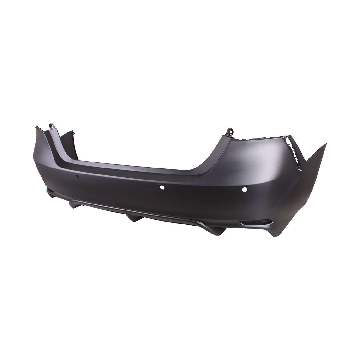 Bumper Cover Rear w/Driver Assist Pkg w/o TRD Pkg w/Parking Sensors Primed CAPA for Toyota Camry XSE 2018–2020