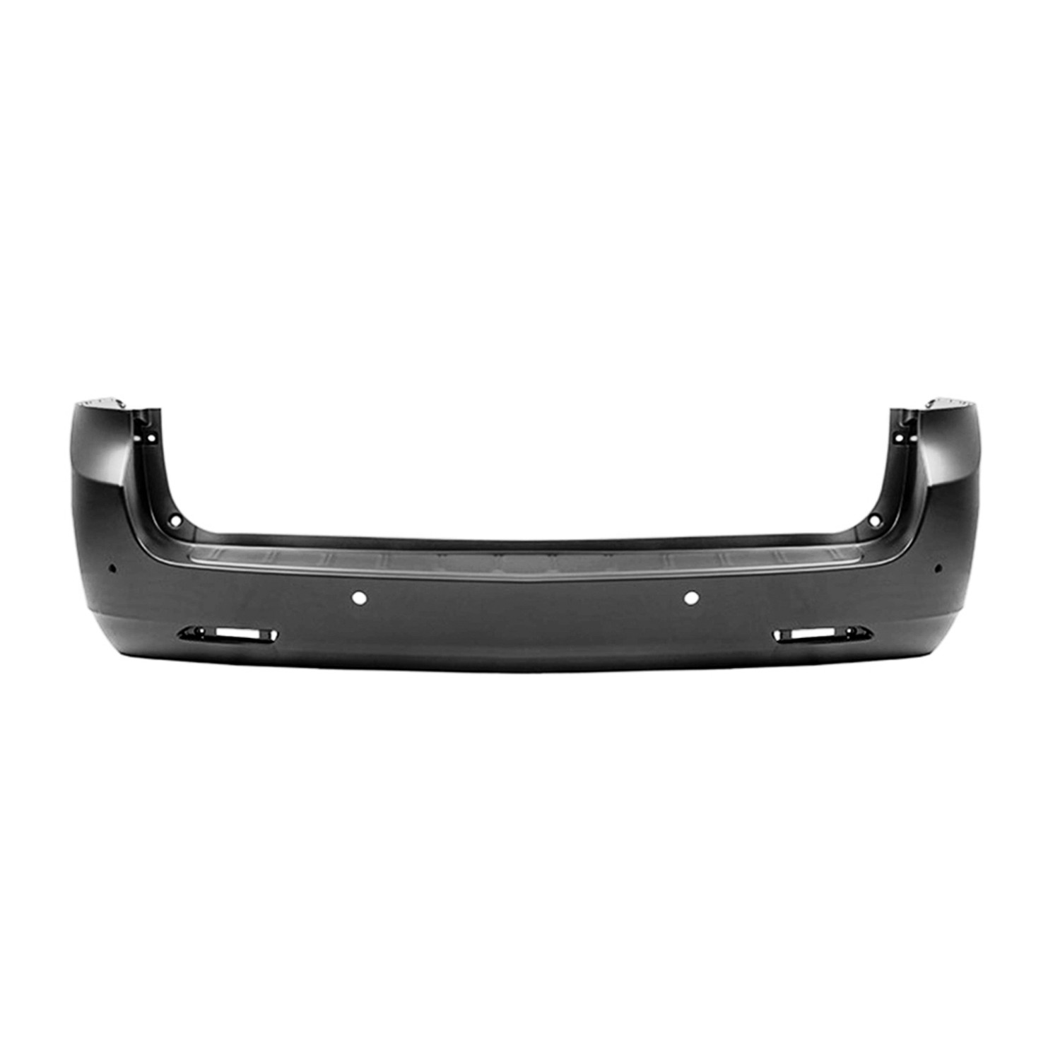 Bumper Cover Rear w/Park Distance Sensors Primed CAPA for Toyota Sienna L Limited Limited Premium LE XLE Premium XLE 2018–2020