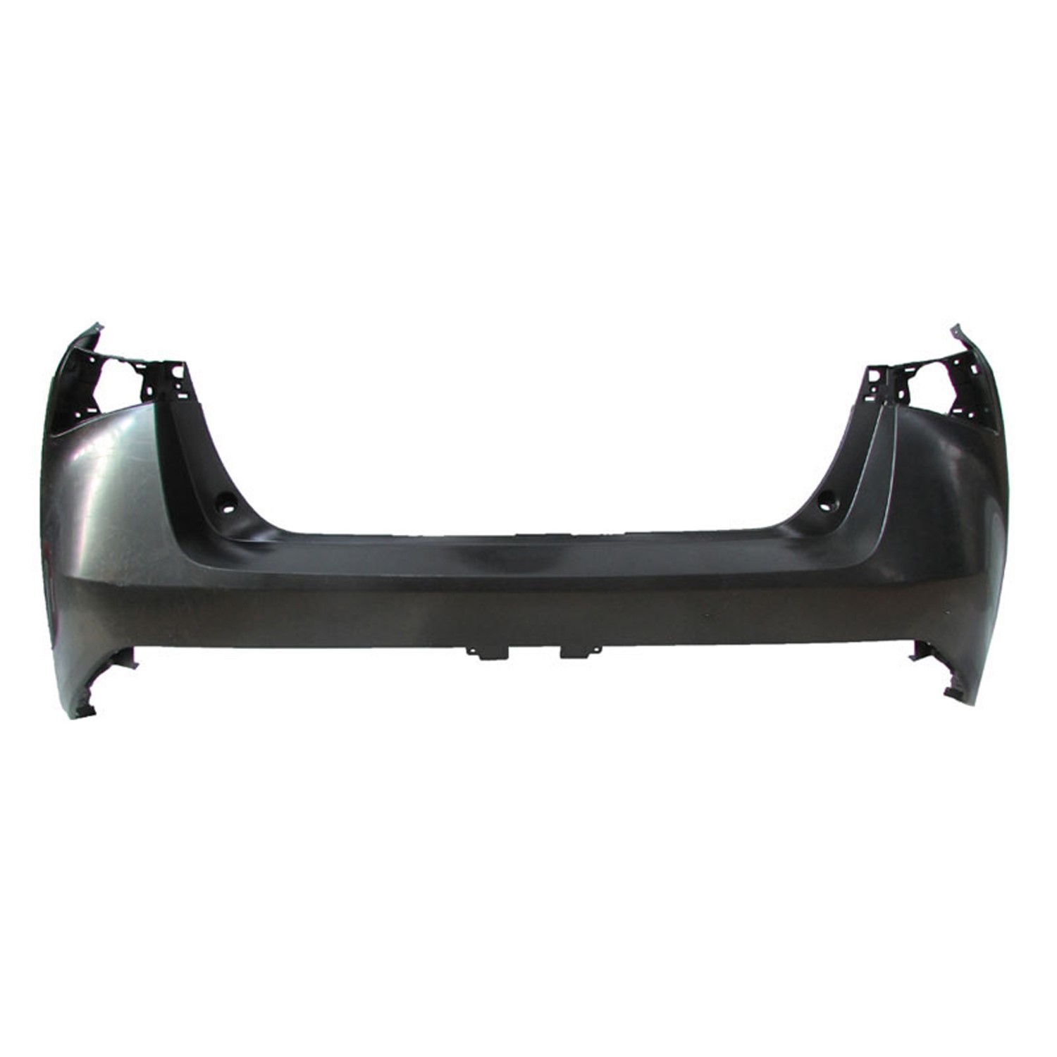 Bumper Cover Rear w/o Park Sensors Primed CAPA for Toyota Prius 2019–2022