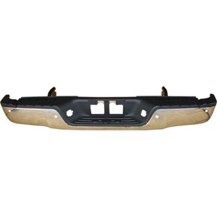Bumper Assembly Rear w/Parking Assist Chrome for Toyota Tundra 2007–2013