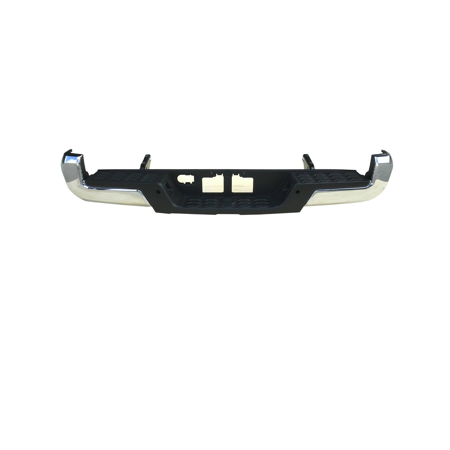 Bumper Assembly Rear w/o Towing Hitch w/o Parking Assist Chrome CAPA for Toyota Tacoma 2016–2023