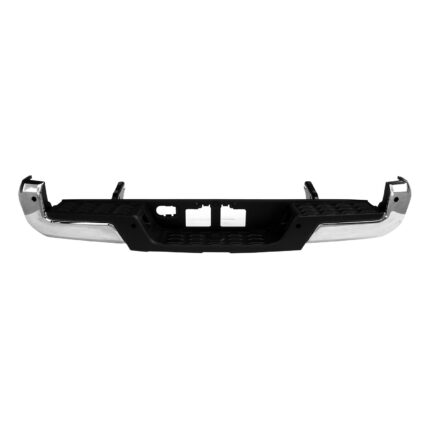 Bumper Assembly Rear w/o Towing Hitch w/Parking Assist Chrome for Toyota Tacoma 2016–2023