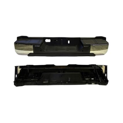 Bumper Assembly Rear w/Parking Sensors w/Back-up Lamp w/o Tow Hitch Chrome for Toyota Tundra 2022–2024