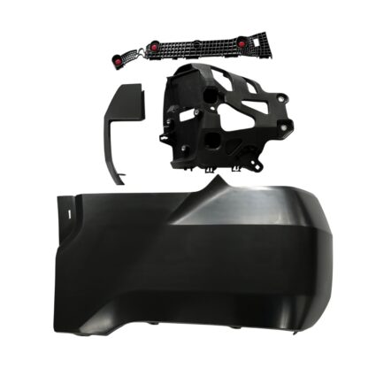 Bumper Extension Assembly Rear Left Outer w/Wheel Opening Mouldings w/o Parking Sensors Primed for Toyota Tundra 2022–2024