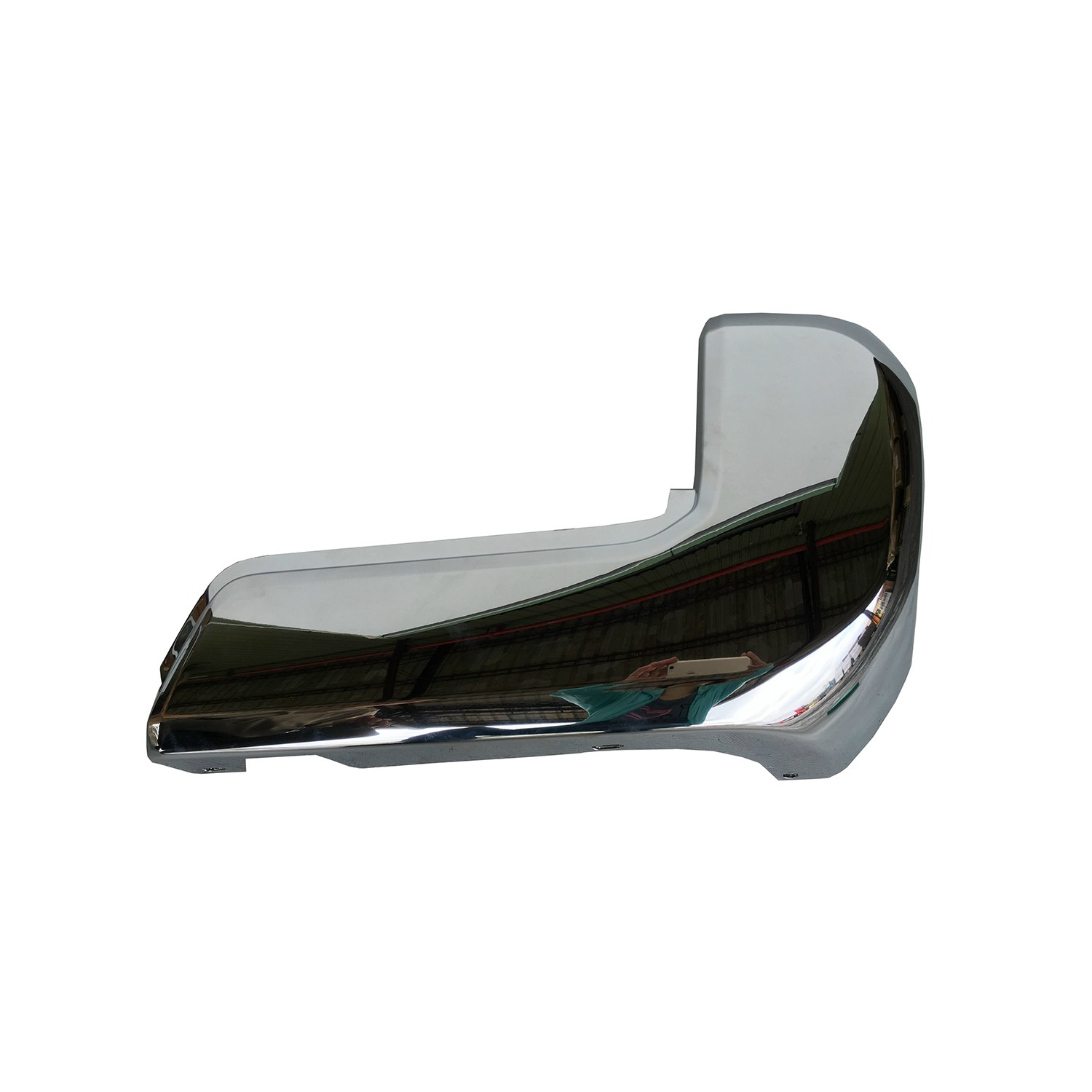 Bumper Extension Rear Right Outer End Cap w/o Parking Assist Chrome CAPA for Toyota Tacoma 2016–2023