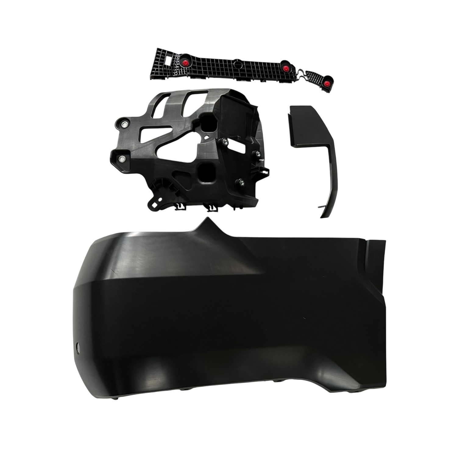 Bumper Extension Assembly Rear Right Outer w/o Wheel Opening Mouldings w/Parking Sensors Primed for Toyota Tundra 2022–2024
