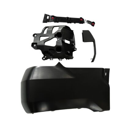 Bumper Extension Assembly Rear Right Outer w/Wheel Opening Mouldings w/o Parking Sensors Primed for Toyota Tundra 2022–2024
