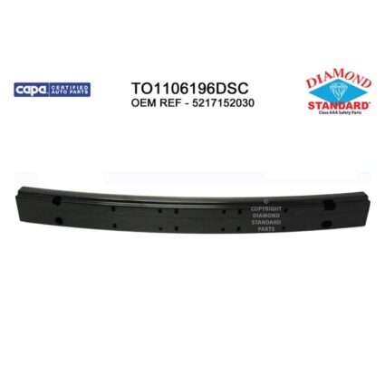 Bumper Cover Reinforcement Rear Outer CAPA for Toyota Yaris Hatchback Sedan 2006–2019