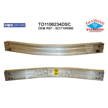 Bumper Cover Reinforcement Rear CAPA for Toyota RAV4 RAV4 Prime Venza