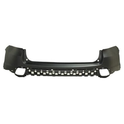 Bumper Cover Rear Upper w/o Rear Object Sensors Primed CAPA for Toyota Highlander Limited LE XLE LE Plus Hybrid Limited Hybrid LE Hybrid XLE SE Limited Platinum Hybrid Limited Platinum 2014–2019