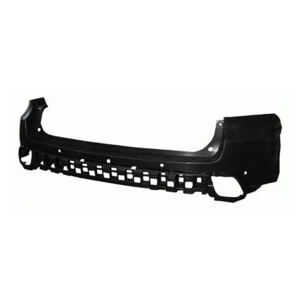 Bumper Cover Rear Upper w/Rear Object Sensors Primed CAPA for Toyota Highlander Limited LE XLE LE Plus Hybrid Limited Hybrid LE Hybrid XLE 2014–2016