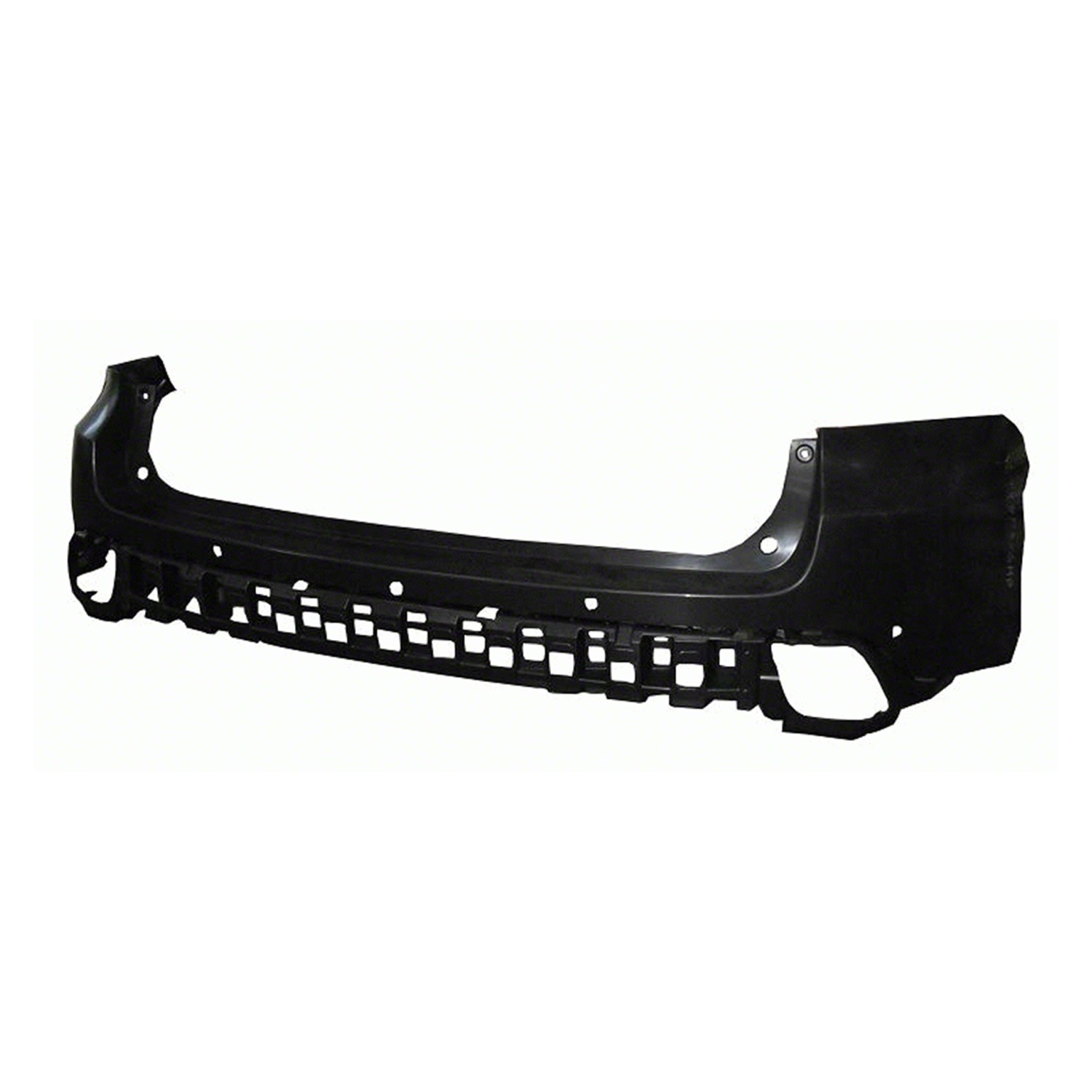 Bumper Cover Rear Upper w/Rear Object Sensors Primed CAPA for Toyota Highlander Limited LE XLE LE Plus Hybrid Limited Hybrid LE Hybrid XLE 2014–2016