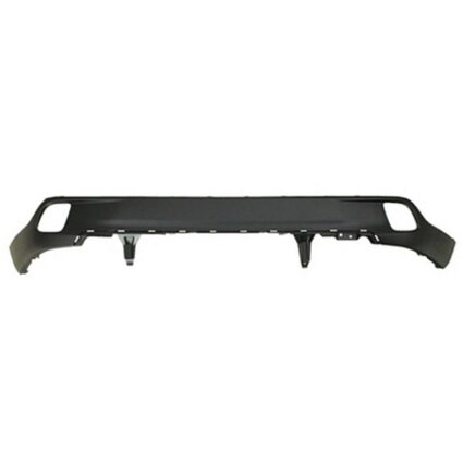 Bumper Cover Rear Lower w/o Chrome Trim Textured CAPA for Toyota Highlander Limited LE XLE LE Plus Hybrid Limited Hybrid LE Hybrid XLE SE Limited Platinum Hybrid Limited Platinum 2014–2019