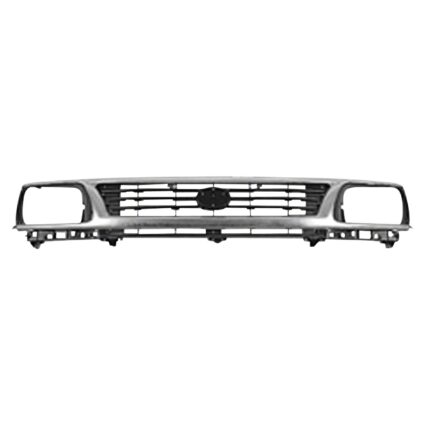 Grille Assembly Chrome & Black for Toyota Tacoma 1995–1996