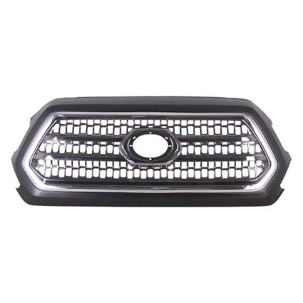 Grille Assembly Chrome/Black CAPA for Toyota Tacoma TRD Sport TRD Off-Road 2016–2017