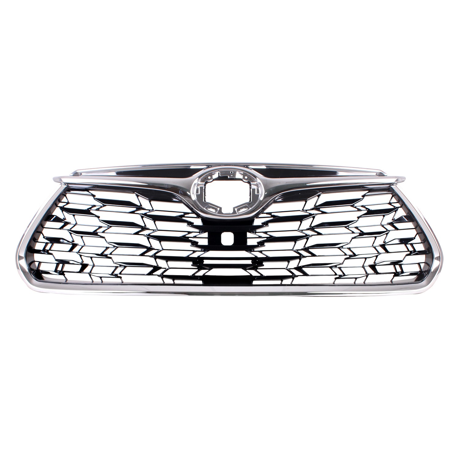 Grille Assembly 531010E330 w/Front View Camera CAPA for Toyota Highlander Hybrid Limited Hybrid Platinum Hybrid XLE Limited Platinum XLE 2020–2023