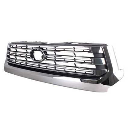 Grille Assembly Billet Type w/Chrome Surround Chrome for Toyota Tundra 2018–2021